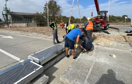 Sisteme moderne de cântărire, montate în Portul Constanța: Este posibilă cântărirea vehiculelor de 200 tone la viteze de deplasare de la 5 la 90 km/h