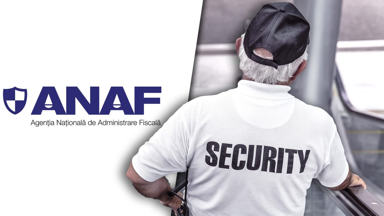 ANAF. Evaziune fiscală de milioane cu paznici. 350.000 de ore de muncă nedeclarate. Sute de angajați furați la servicii medicale și pensie