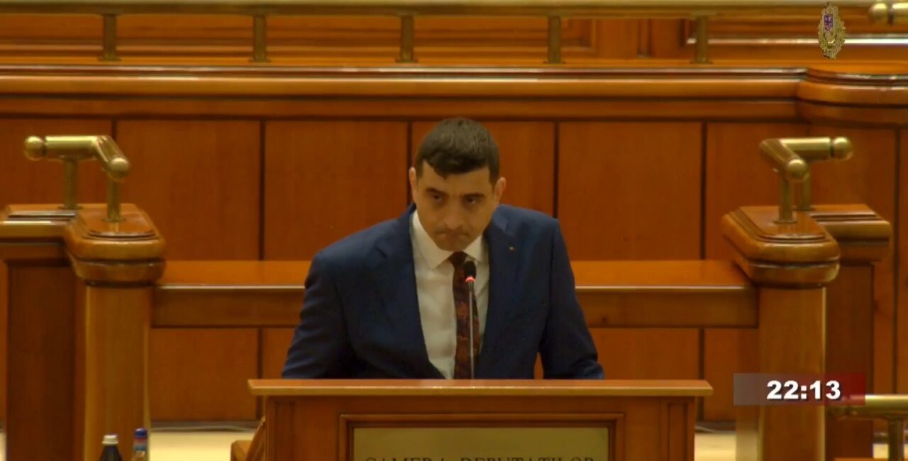 AUR a părăsit sala înainte de votul pentru Guvernul Veștea. George Simion: „Există o majoritate a românilor care nu trădează””