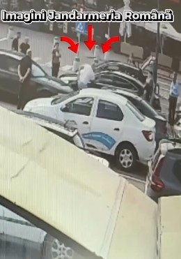 Un copil de 4 luni a fost salvat dintr-o mașină încuiată accidental, la peste 30 de grade Celsius. Un jandarm aflat în timpul liber a intervenit