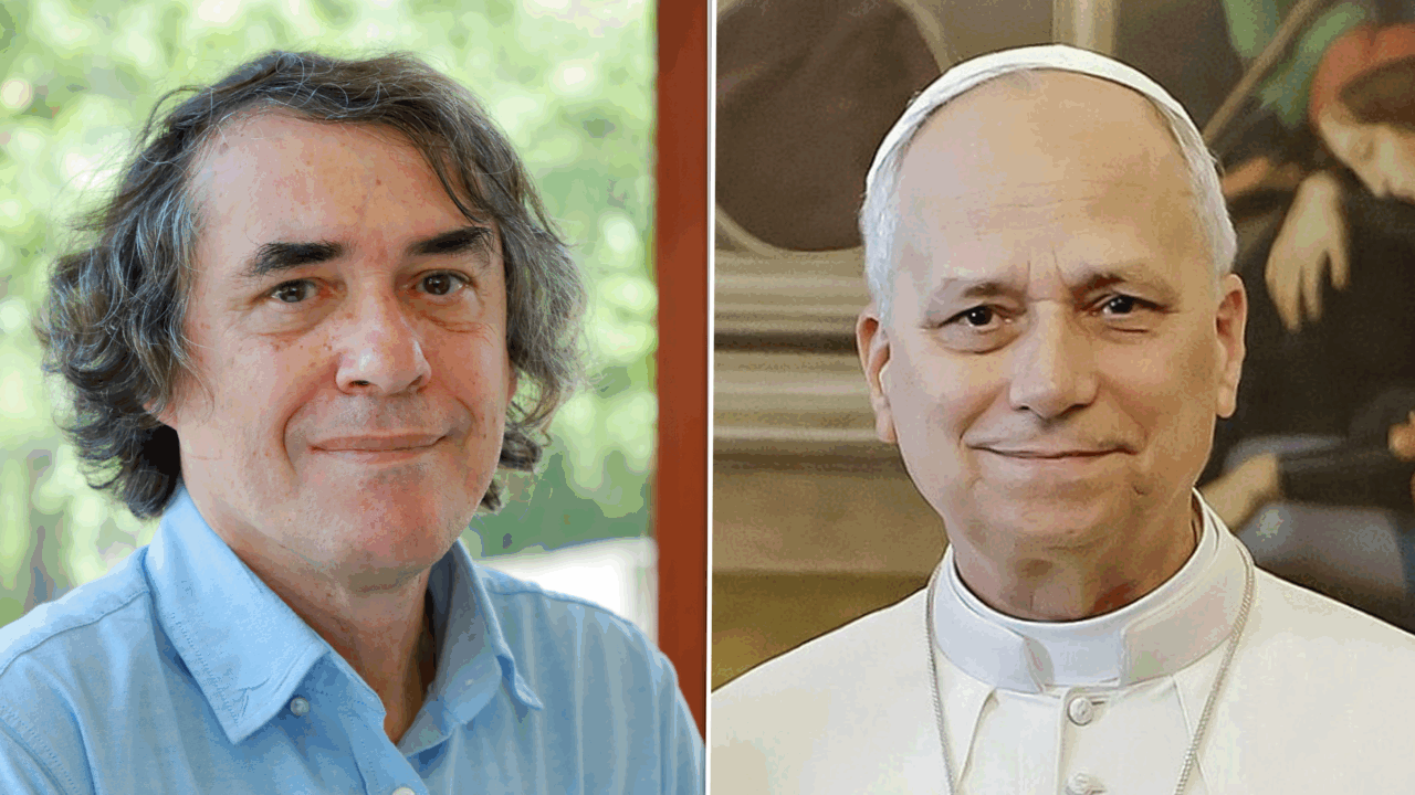 Papa Leon al XIV-lea se întâlnește cu scriitorul român Mircea Cărtărescu, la centenarul Editurii Vaticanului