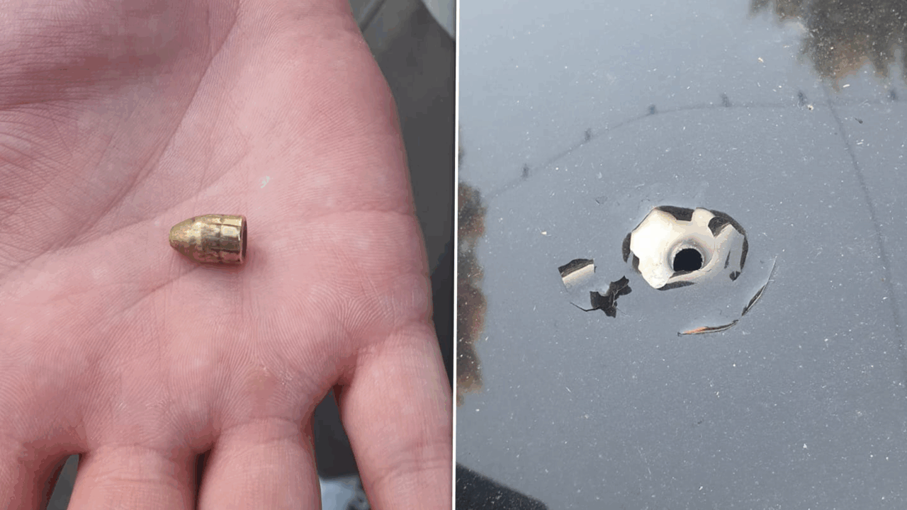 Glonțul-fantomă care a găurit plafonul unei mașini în Capitală dă bătăi de cap anchetatorilor. Pistolul ar putea aparține unui polițist și a fost deschis dosar penal pentru distrugere.