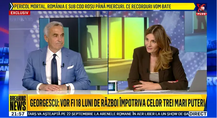 Anca Alexandrescu și Realitatea TV continuă războiul împotriva lui Călin Georgescu. Îl compară cu un dictator și-l acuză că și-a dezamăgit susținătorii: „Se crede Dumnezeu”