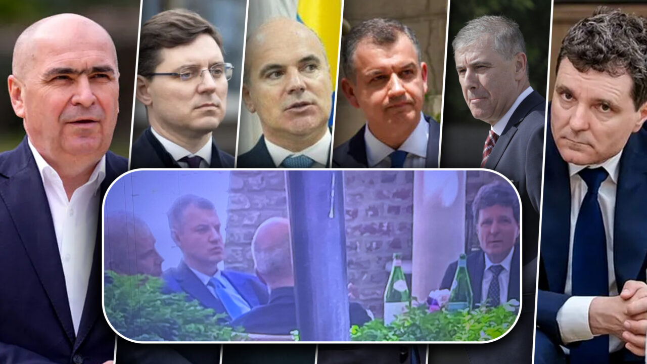 Fotografia care îl surprinde pe Nicușor Dan la Bruxelles în discuții „de culise” cu Rareș Bogdan, Victor Negrescu, Lucian Pahonțu și Eugen Tomac