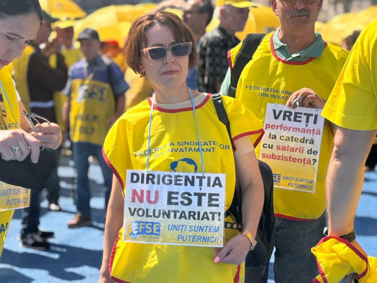 Profesorii ies din nou în stradă, joi, pe caniculă. Pentru ce au strâns sute de mii de semnături pe care le vor duce la Parlament