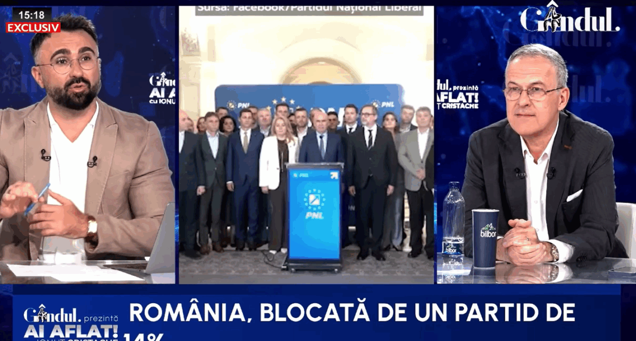 Ionuț Cristache: România este blocată de un partid cu 14%/L-am dat jos pe minoritarul Bolojan ca să-l punem pe ultra-minoritarul Veștea?