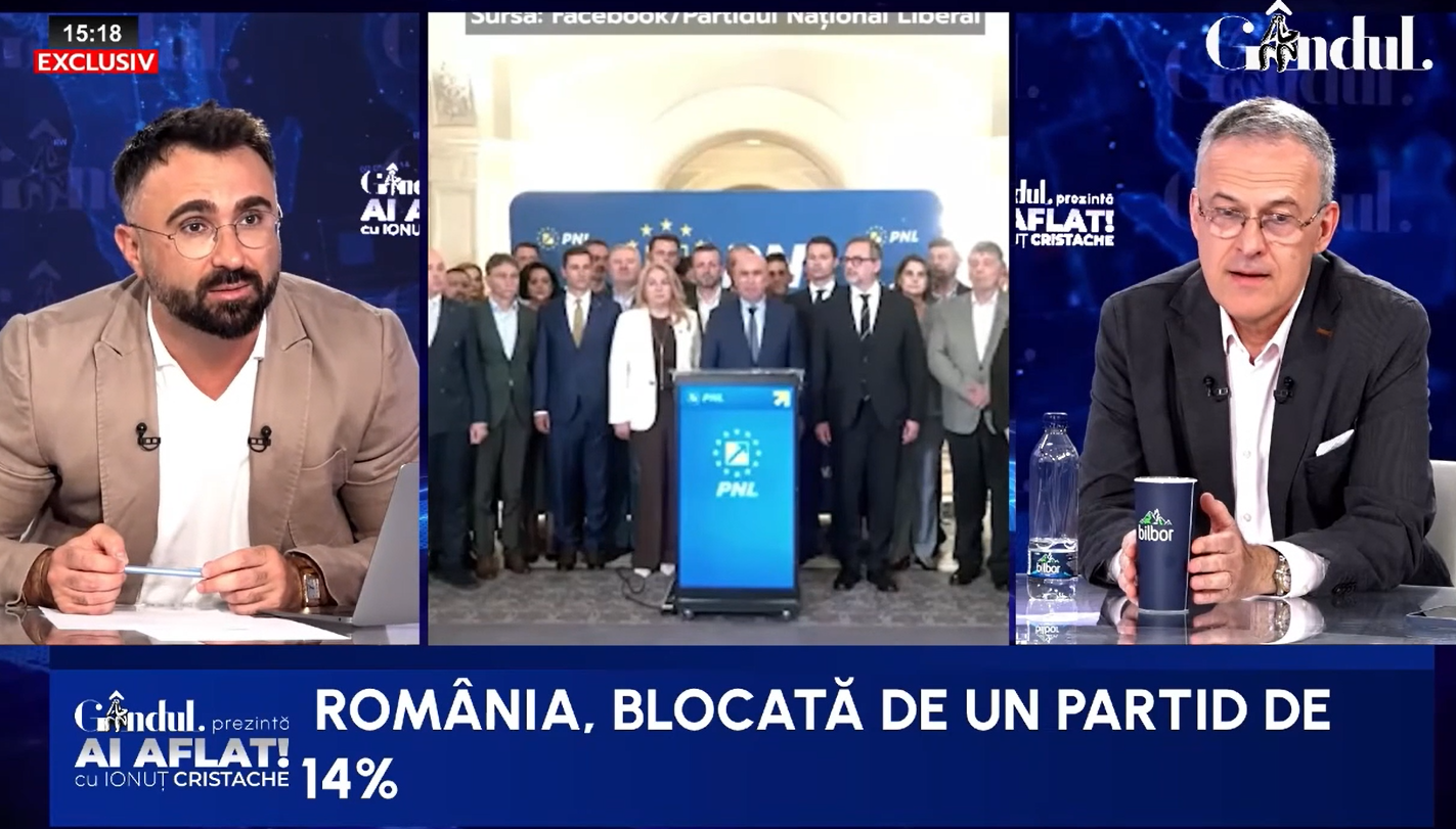 Partid Cristache: România este blocată de un partid cu 14%