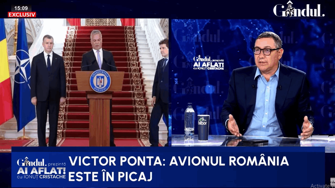 Ponta, avertisment nemilos despre România: Suntem într-un avion în picaj/Corabia se scufundă
