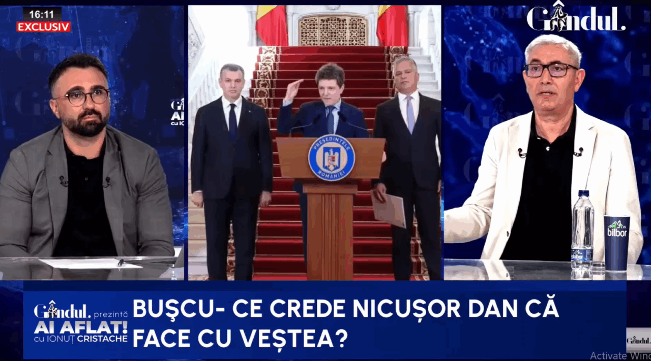 Enigma Nicușor Dan. Bușcu: E amator din perspectivă politică/Nu știu cât de conștient este de ceea ce se întâmplă