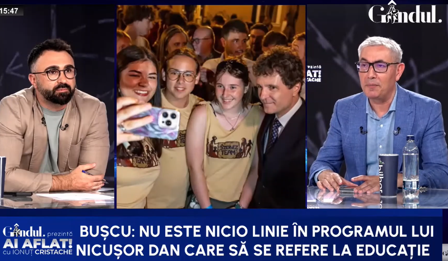 Comentariile jurnaliștilor Ionuț Cristache și Doru Bușcu din emisiunea „Ai Aflat!” referitoare la vizita p… — rated ÎNȘELĂTOR