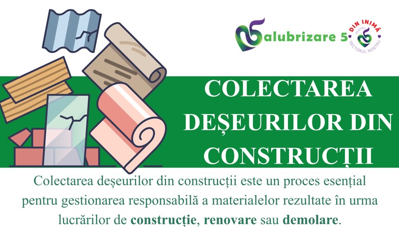 (P) Salubrizare Sector 5. Colectarea deșeurilor din construcții