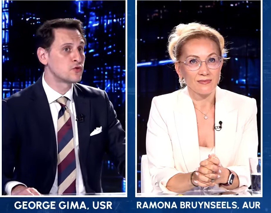 Ramona Bruynseels le transmite partidelor din România că AUR are drepturi egale cu ele, într-un schimb de replici la emisiunea „Subiectul Zilei cu Răzvan Dumitrescu”