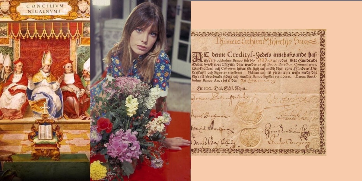16 Iulie, calendarul zilei: Are loc Marea Schismă. Se stinge Jane Birkin. Sunt emise primele bancnote din Europa
