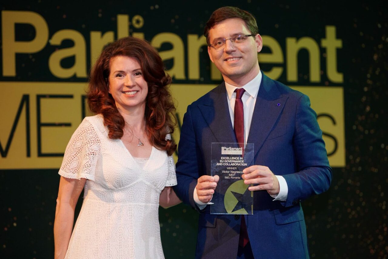 Victor Negrescu a fost premiat la gala „Europarlamentarul Anului”. Ce distincție a primit vicepreședintele Parlamentului European