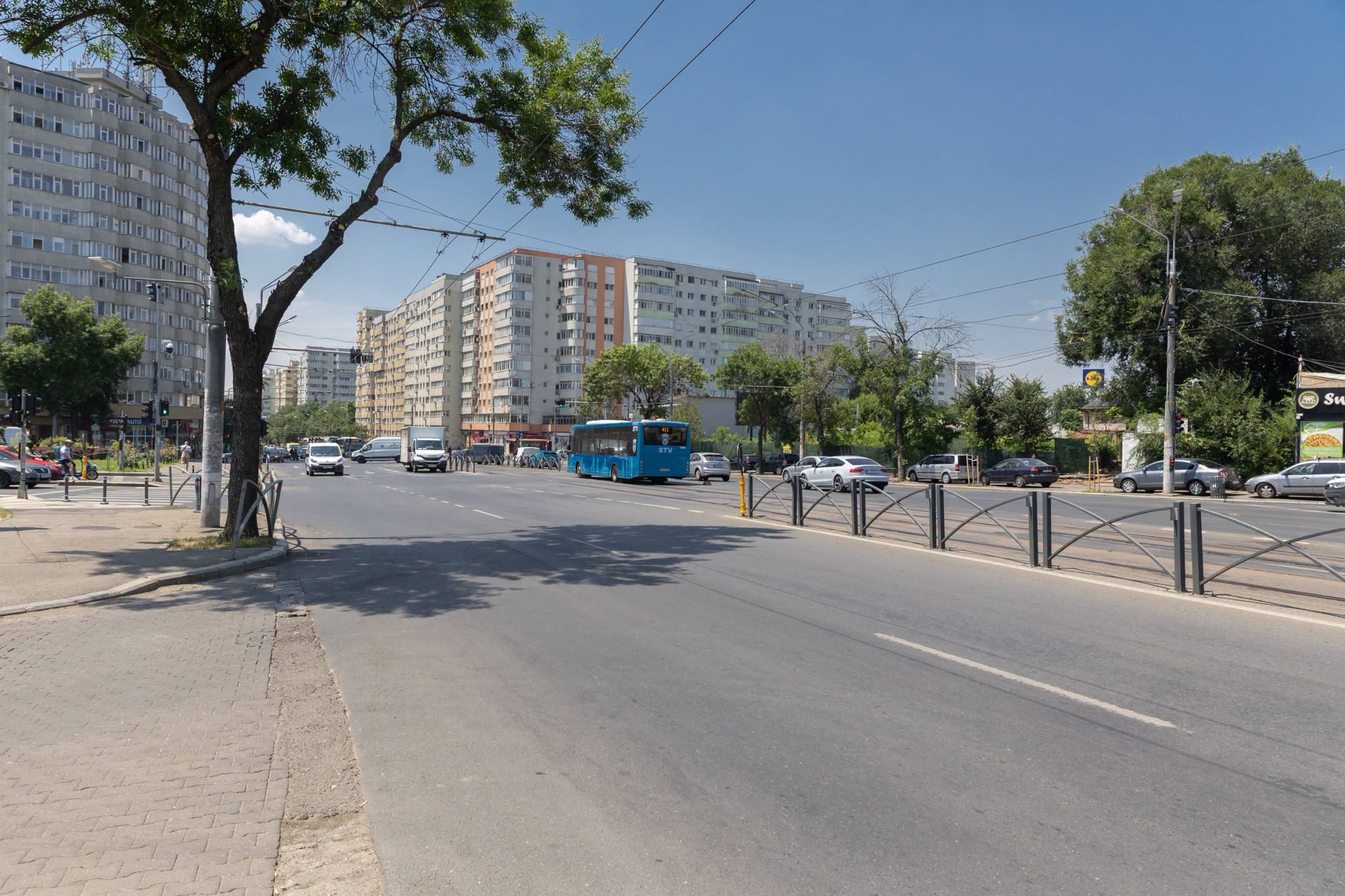 Intersecția Colentina-Fundeni din București, reconfigurată