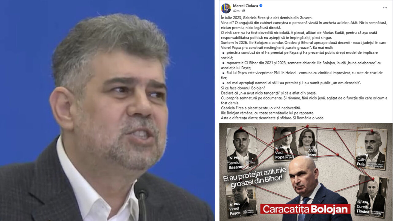 Marcel Ciolacu îl acuză direct pe Ilie Bolojan de complicitate în cazul „Azilele Groazei din Bihor”