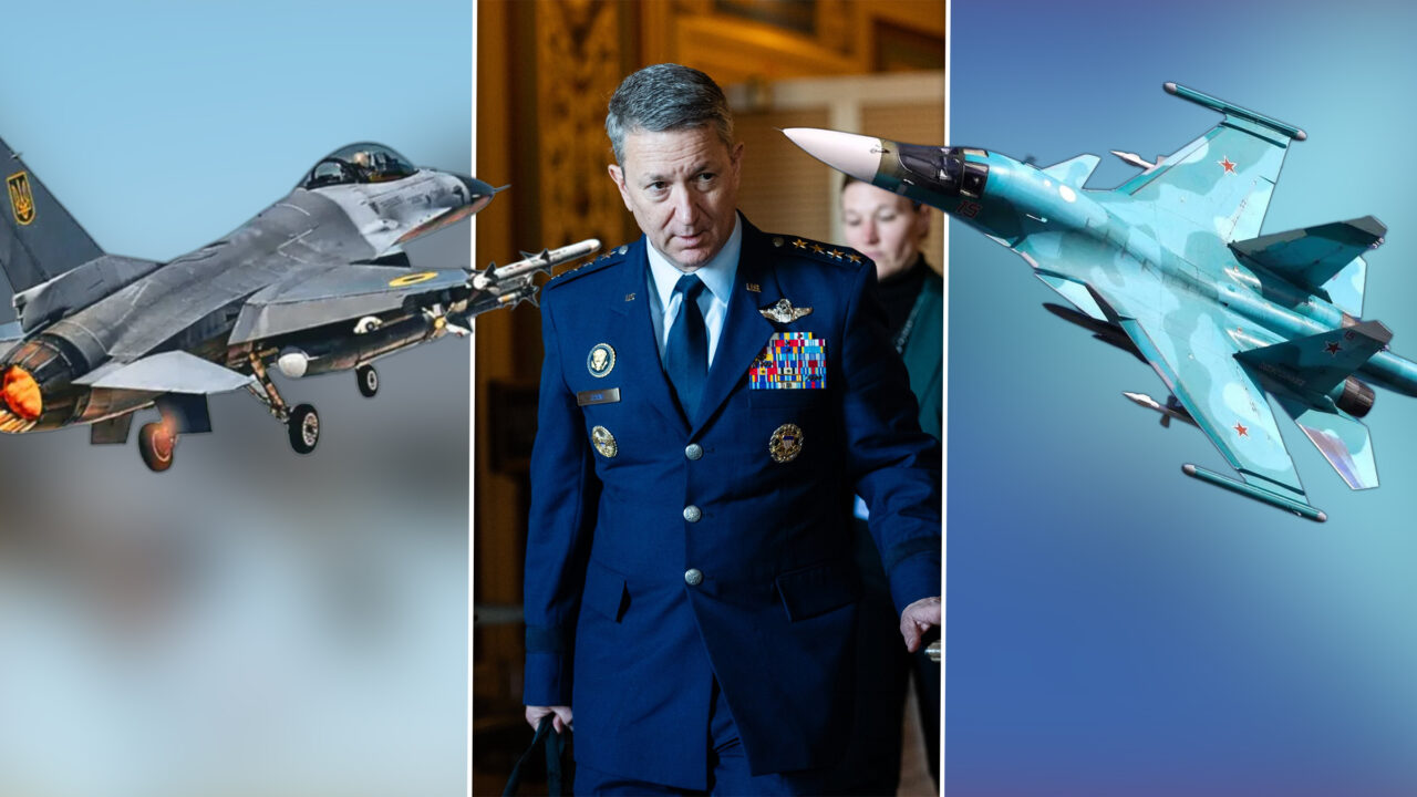 Premieră istorică pe frontul din Ucraina. Generalul american Dan Caine afirmă că un F-16 al Ucrainei a doborât un avion de vânătoare rusesc