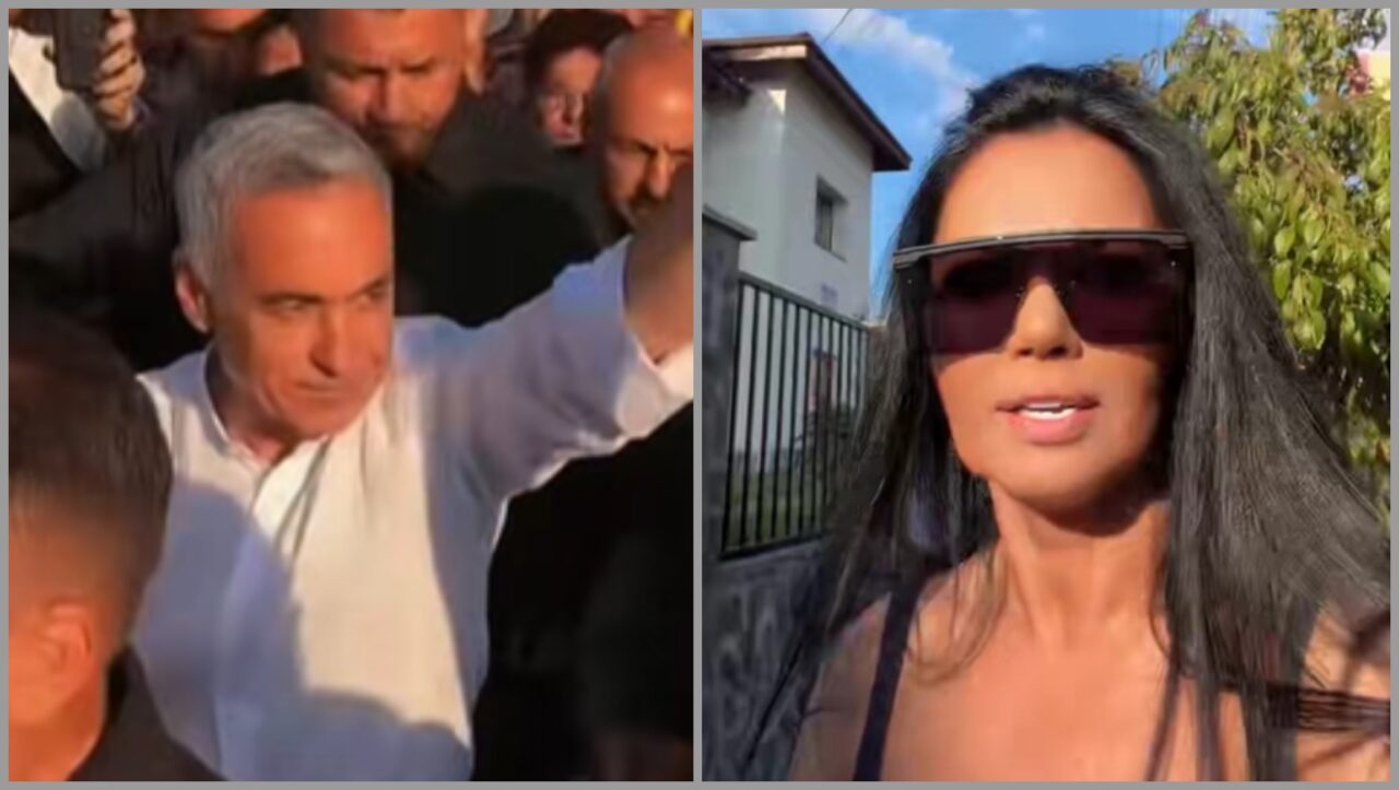 Călin Georgescu a ajuns la Târgul de la Domnești-Argeș. Oana Zăvoranu l-a întâmpinat pe fostul candidat la președinție, alături de sute de susținători