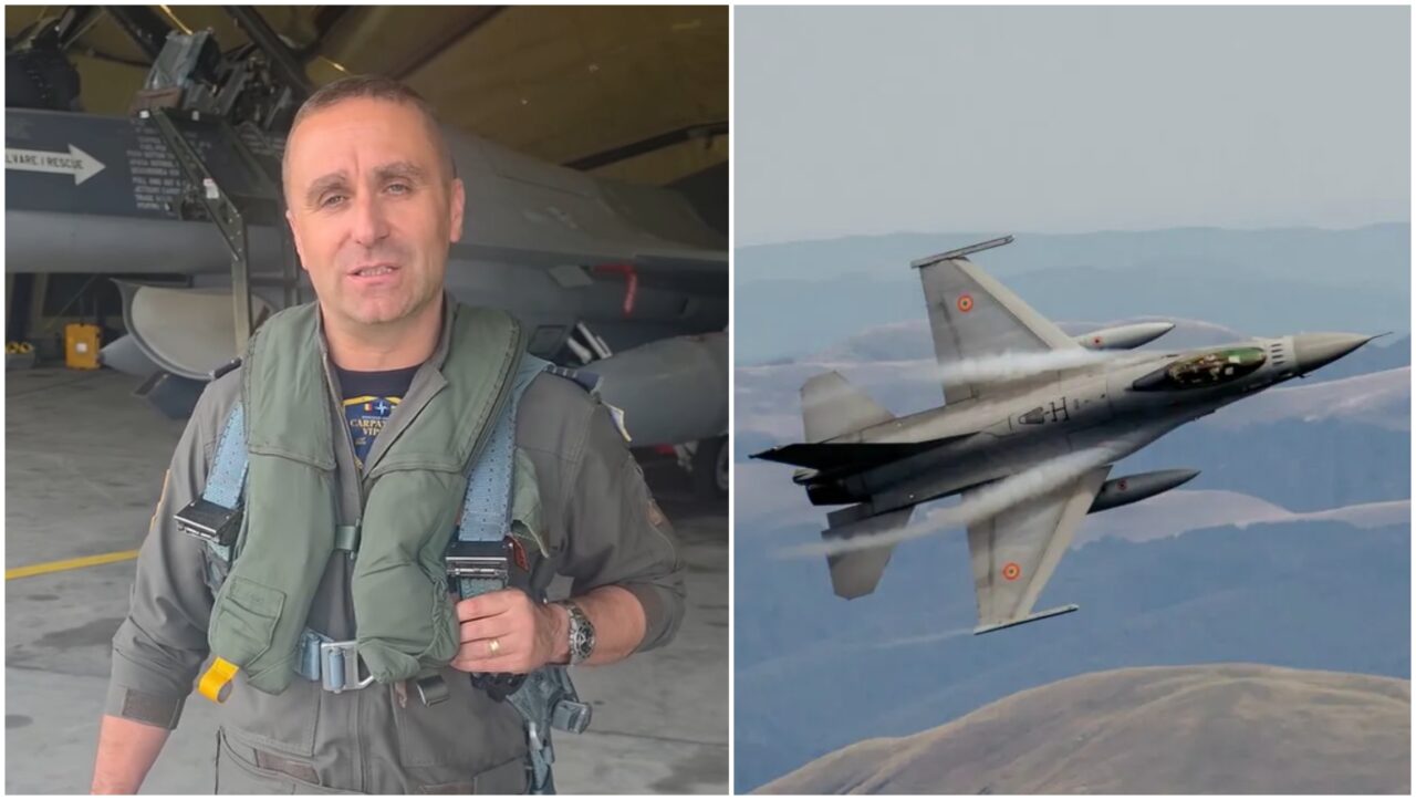 Un pilot român de F-16 explică de ce poate dura peste o oră doborârea unei drone