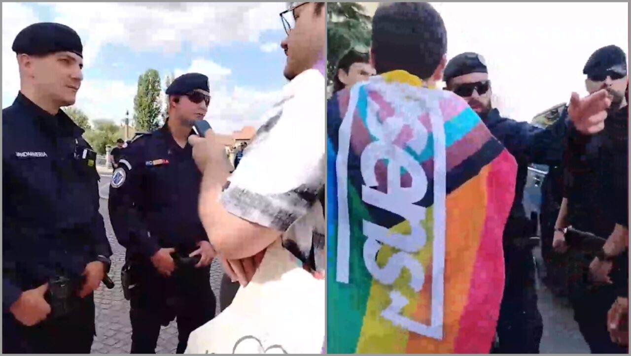 Scandal la Oradea. Jandarmii dau amenzi pe bandă participanților la marșul PRIDE, eveniment interzis de Primărie