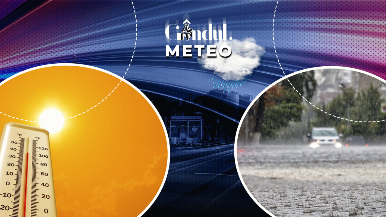 Noi avertizări meteo, cod portocaliu. Unde va ploua torențial și vor apărea vijeliile. ANM, informații de ultimă oră pentru Gândul