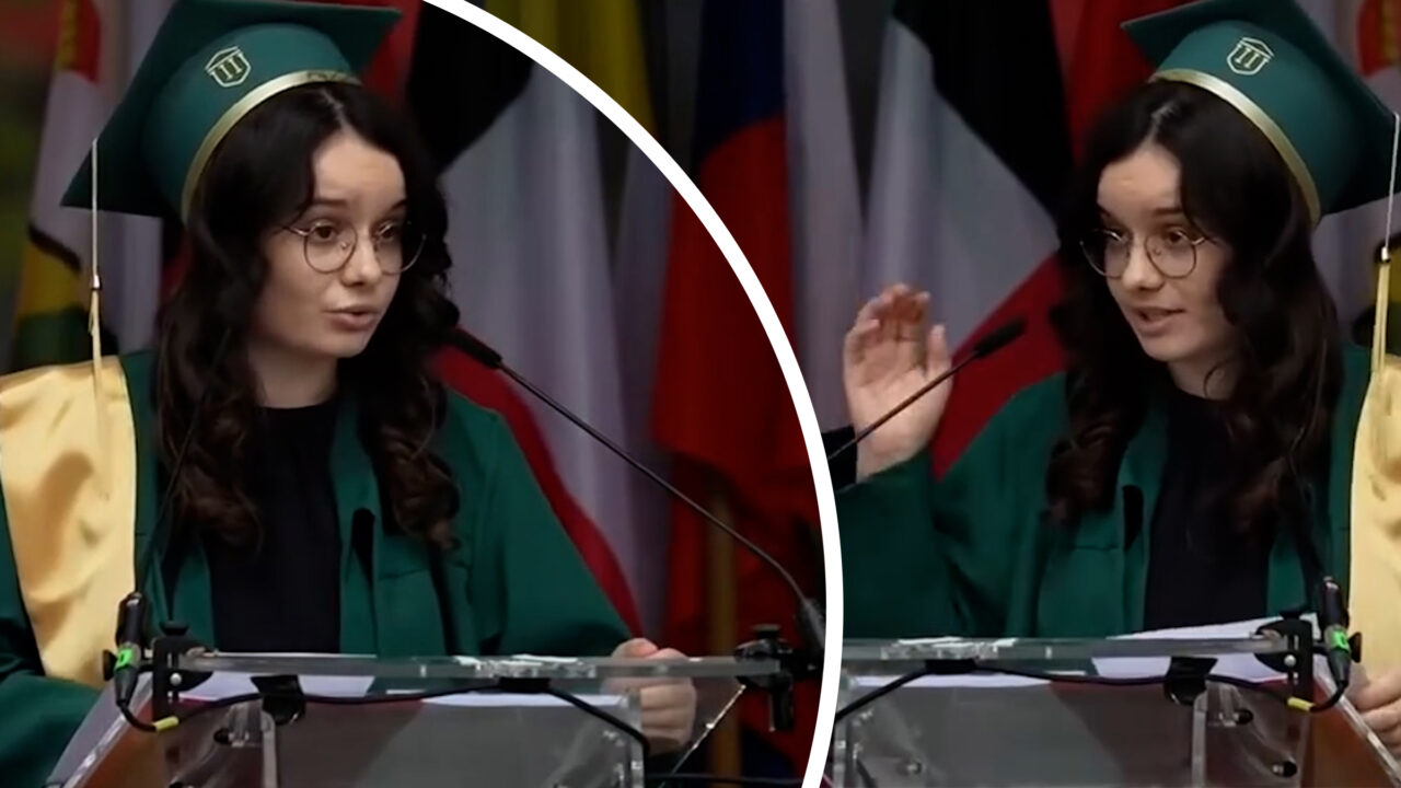 Le-a stricat tot cheful. Șefa de promoție de la UMF Iași a ținut un discurs dur în care a criticat sistemul de învățământ. Rectorul se plânge că a ruinat festivitatea