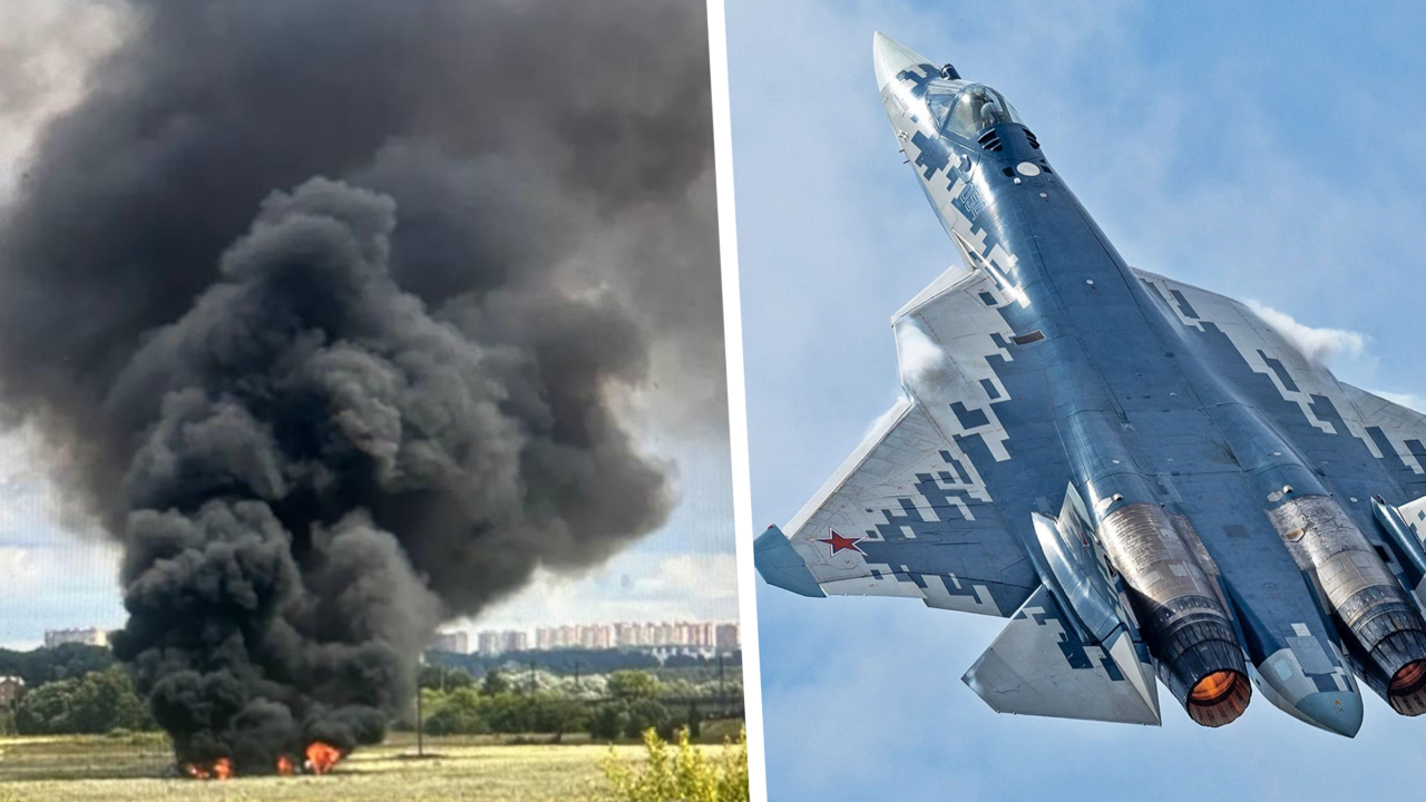 Un avion de vânătoare rusesc Su-57 s-a prăbușit lângă Moscova în timpul unui zbor de antrenament. Care este cauza accidentului