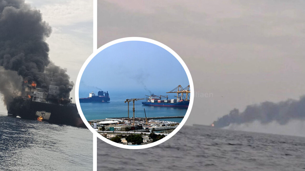Două petroliere grecești, atacate cu rachete în Strâmtoarea Ormuz, în timp ce conflictul dintre SUA și Iran escaladează. Un petrolier arde în derivă