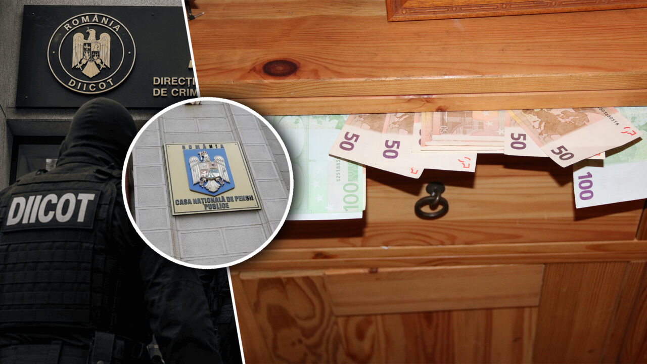 SURSE Fenta funcționarului de la Casa de Pensii București la percheziția DIICOT: Nu am bani în casă. Plicuri cu 20.000 de euro ridicate de ofițeri