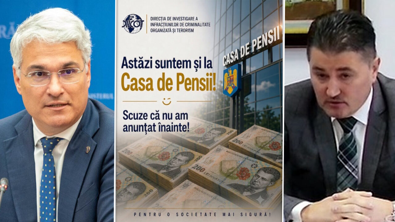 DIICOT, ironii cu aluzie la ministrul Dragoș Pâslaru: „Suntem și la Casa de Pensii. Scuze că nu am anunțat înainte!”