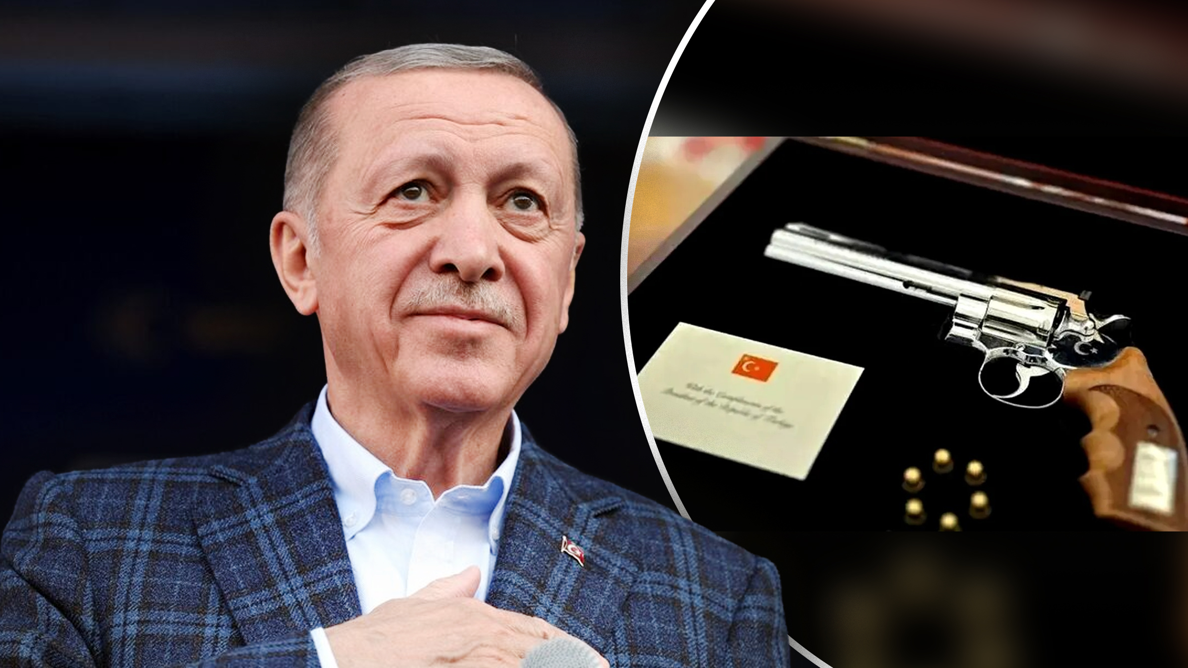 Istoria pistolului Gumusay .357 Magnum, cadoul oferit de Erdogan liderilor la summitul NATO. Care este semnficația gestului