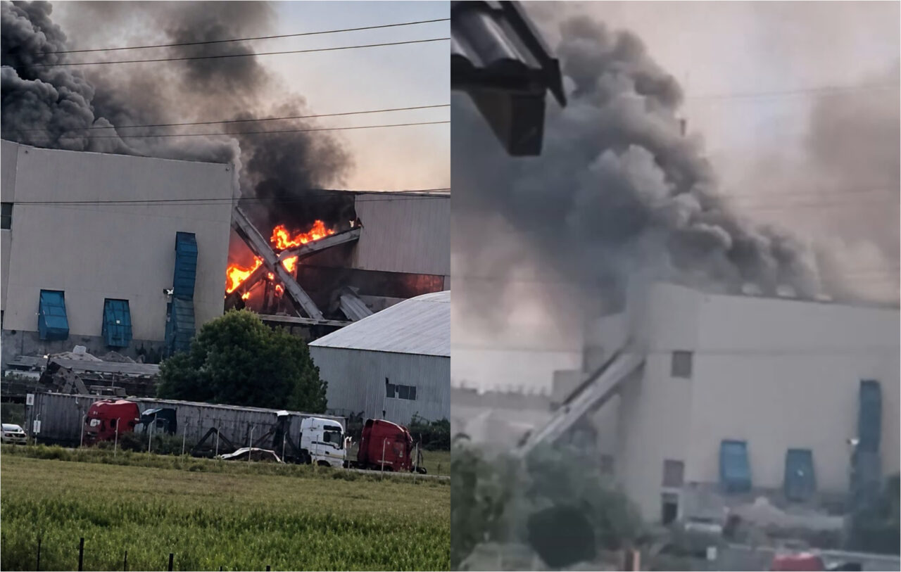 Explozie urmată de incendiu la fabrica Kronospan din Brașov. A fost activat Planul Roșu