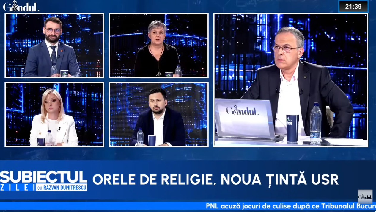 Tensiuni în USR pe ora de religie; Atanasiu contrazisă de Lorincz
