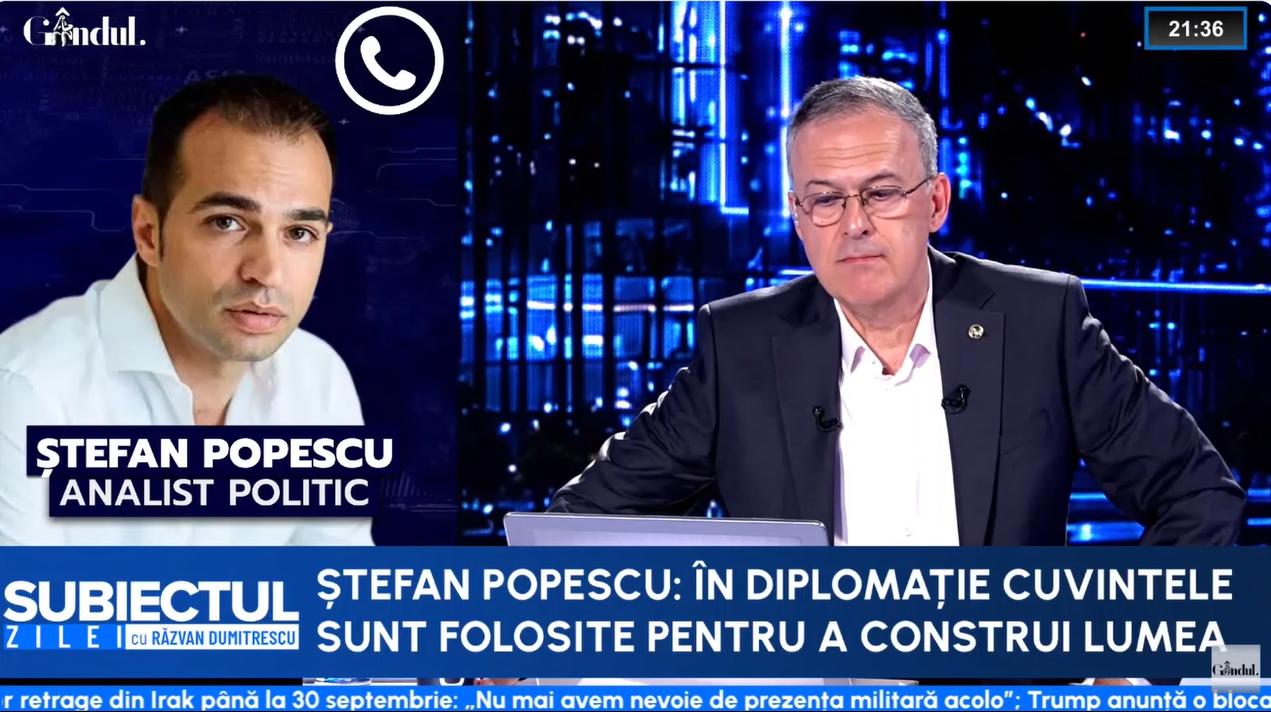 Cine are de câștigat din declarația controversată a ambasadorului german în Republica Moldova? Ștefan Popescu explică contextul declarației