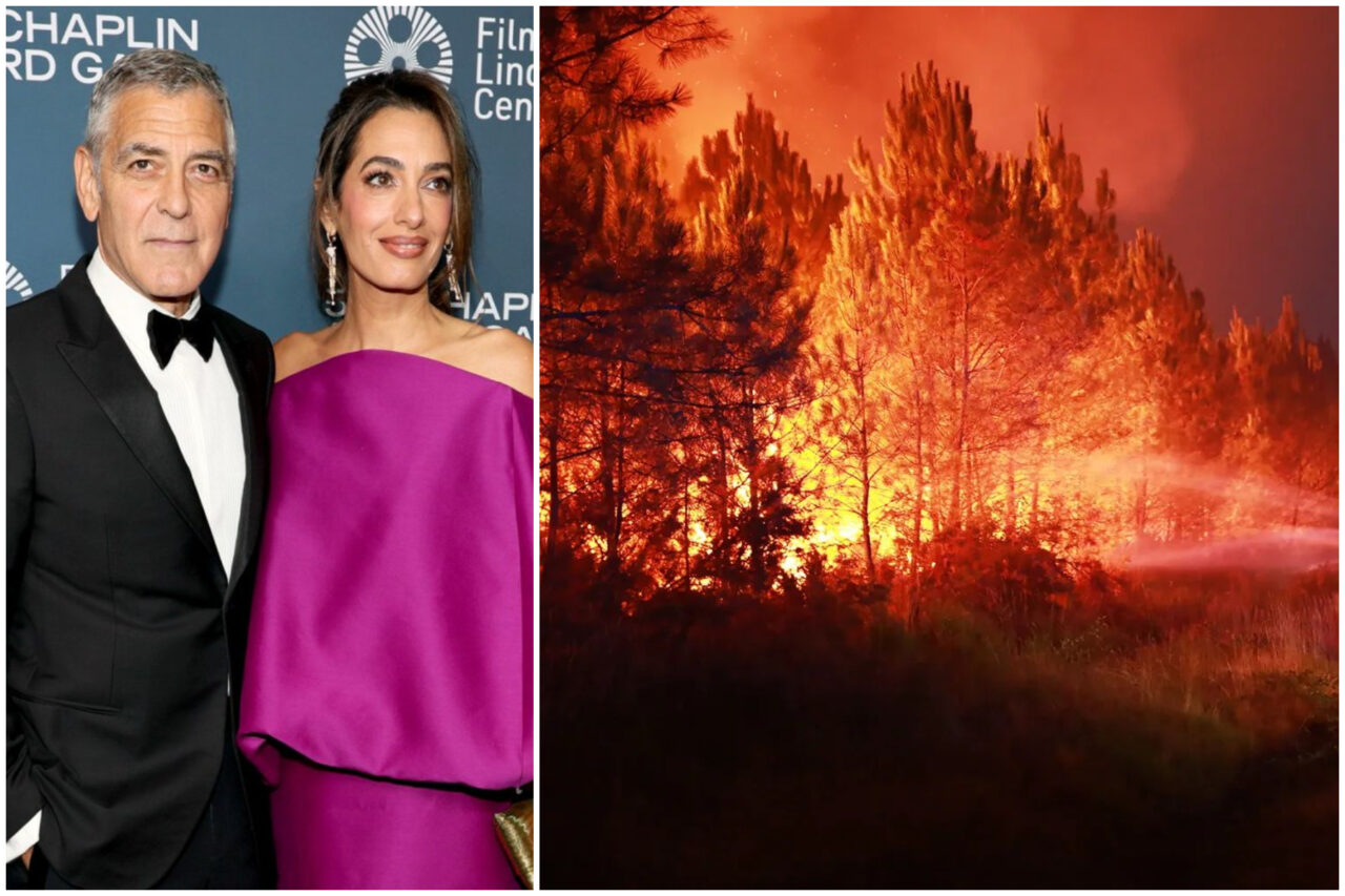 Incendiile din Franța obligă pe George Clooney să părăsească reședința de 8 milioane de dolari