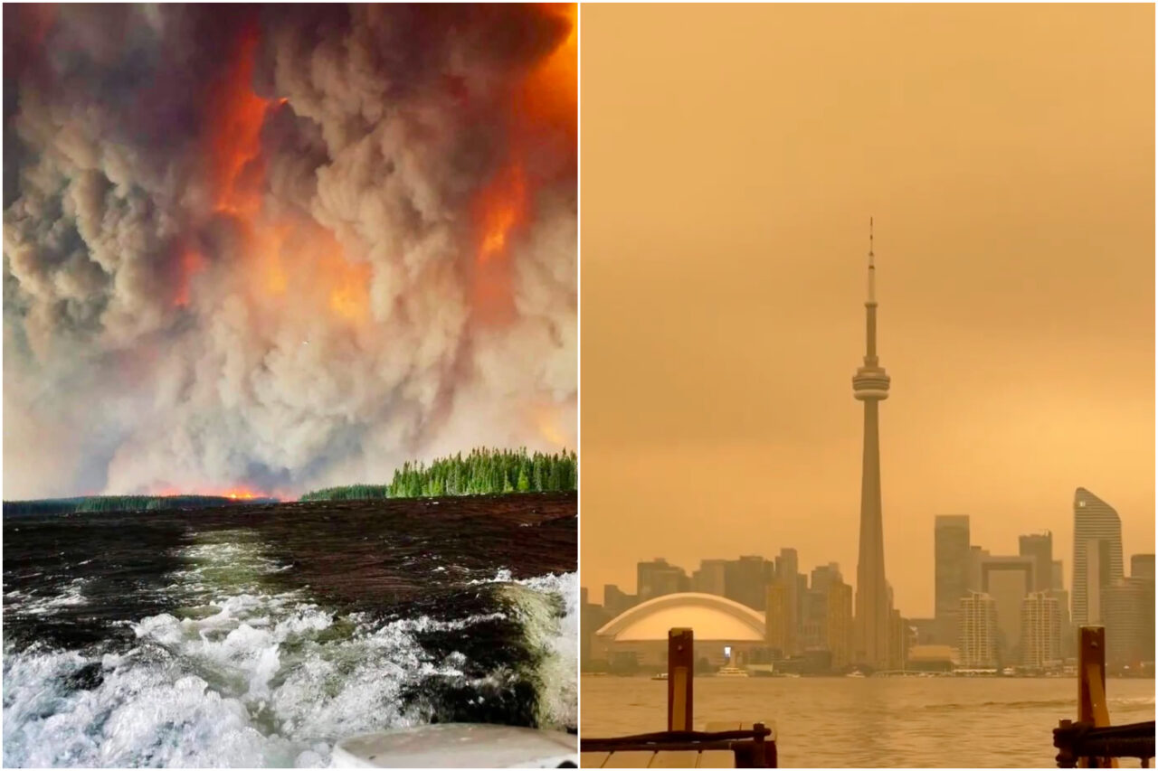 Canada se pregătește să evacueze o comunitate din Ontario din cauza incendiilor de vegetație. Fumul a ajuns în mai multe state din SUA