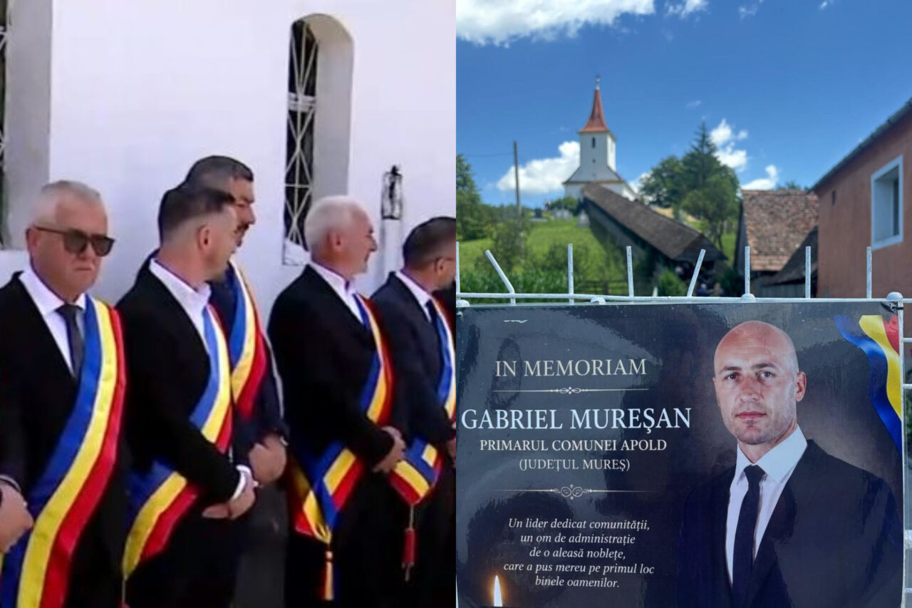 Gabi Mureșan, condus pe ultimul drum în satul natal. Imagini impresionante de la înmormântare, unde au venit zeci de persoane