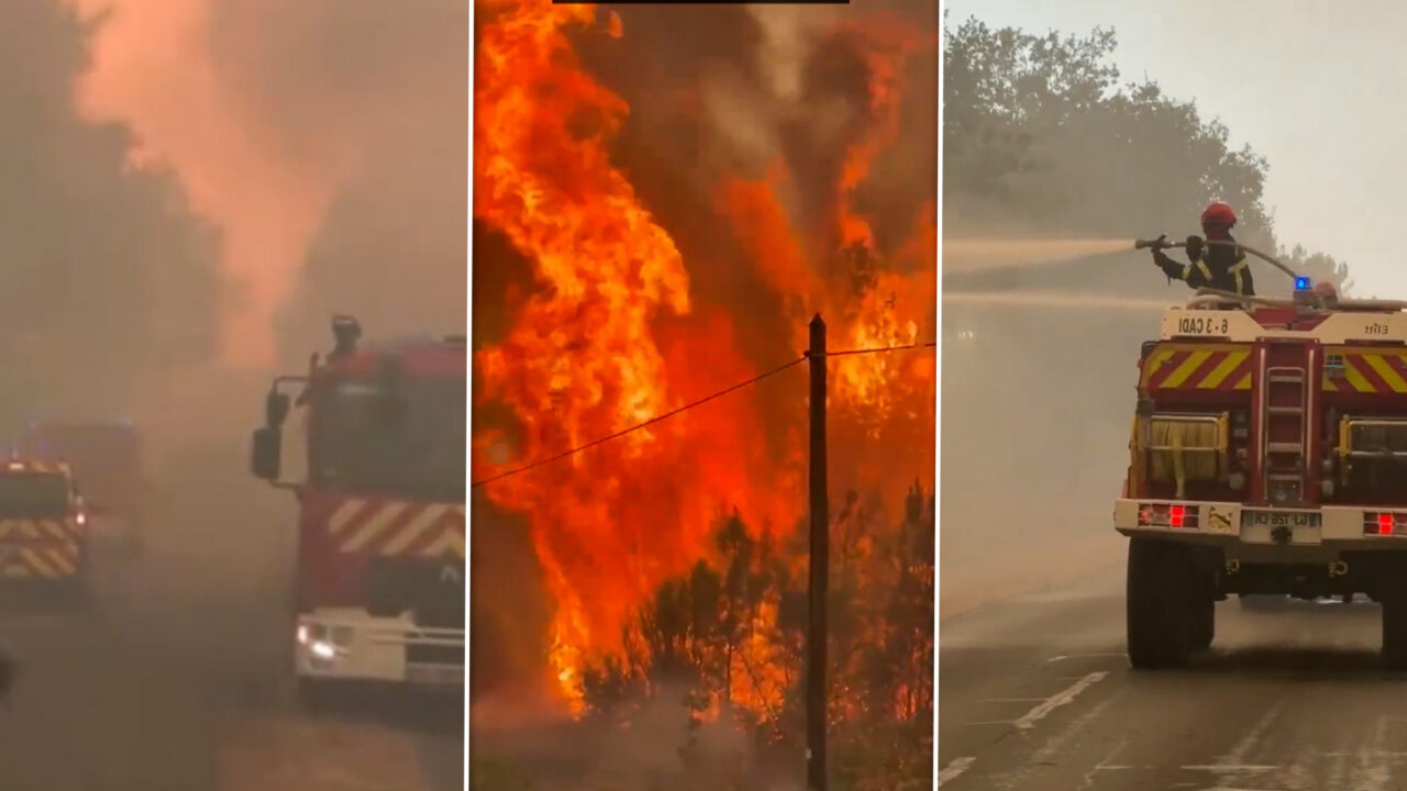 Franța și Spania, lovite de incendii de vegetație. Zeci de mii de oameni au fost evacuați, iar autoritățile au declarat stare de urgență