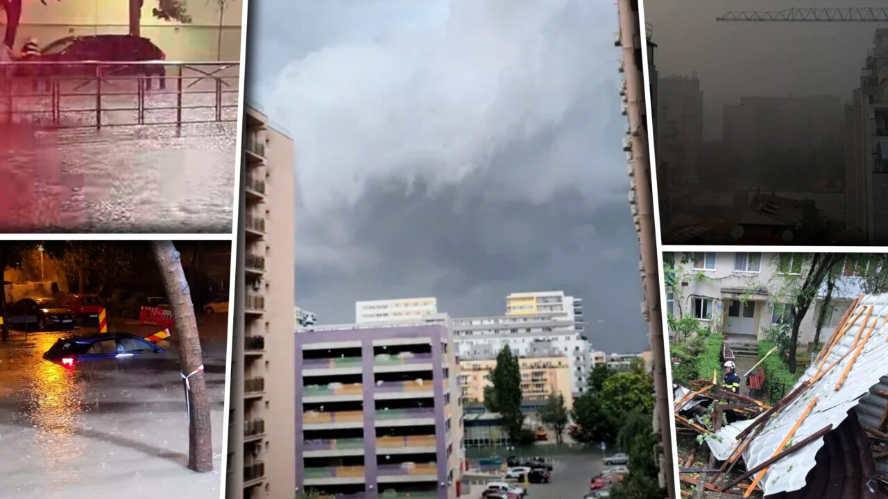 Cum explică meteorologii furtuna care a paralizat Bucureștiul