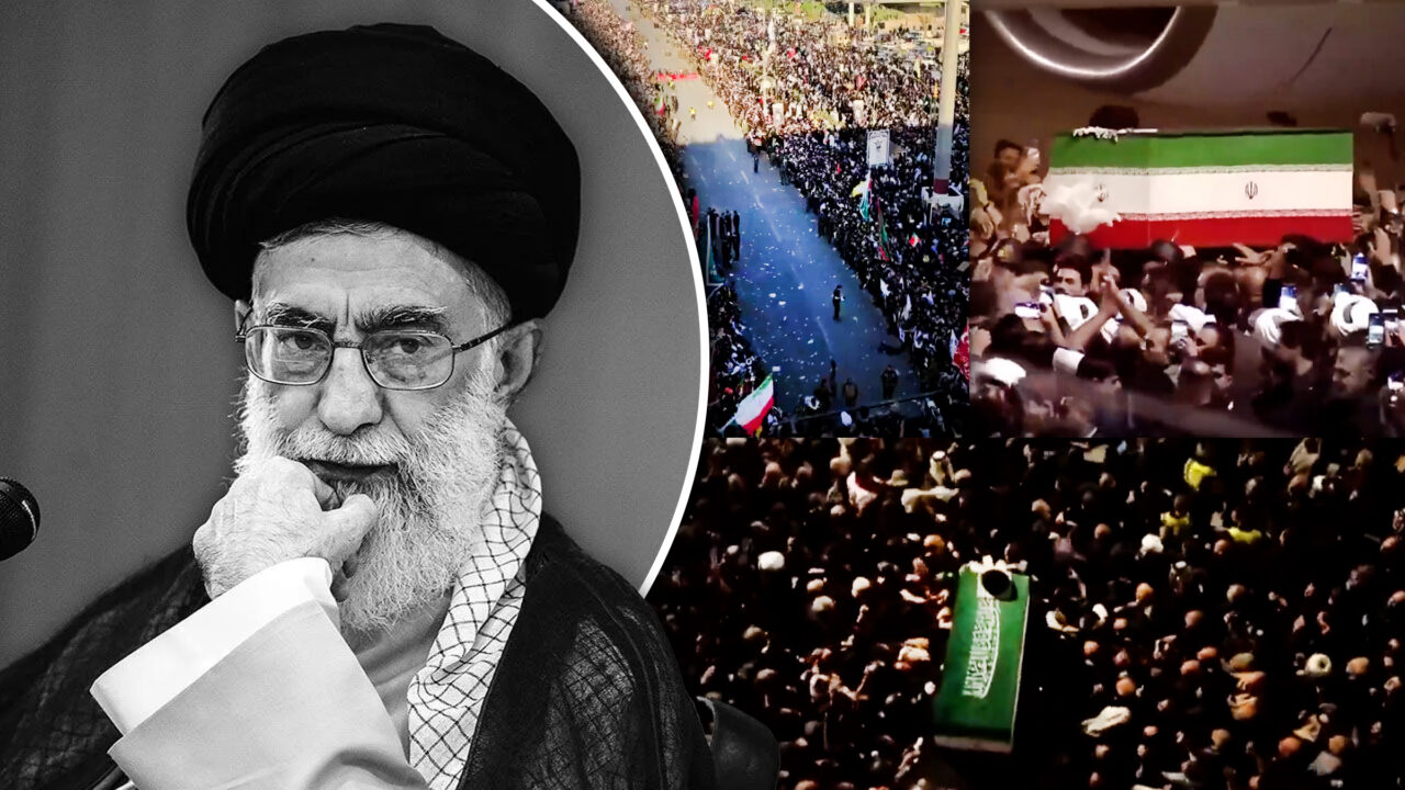 Cortegiul cu sicriul ayatollahului Ali Khamenei a ajuns în Irak. Sute de mii de persoane participă la funeralii