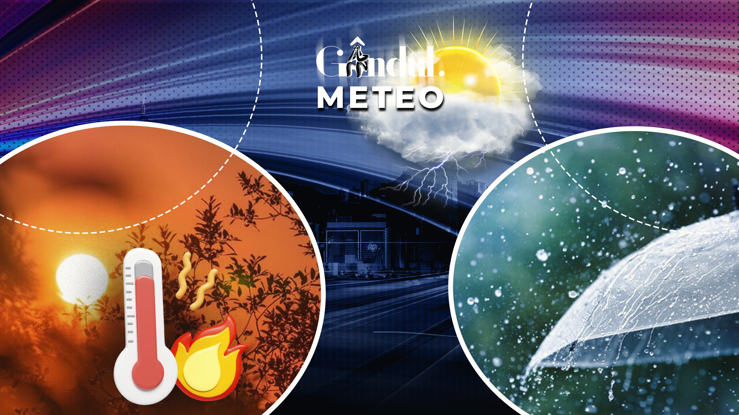 Noi avertizări meteo. Unde va fi caniculă și unde va ploua torențial, cu descărcări electrice și grindină. ANM, informații de ultimă oră pentru Gândul