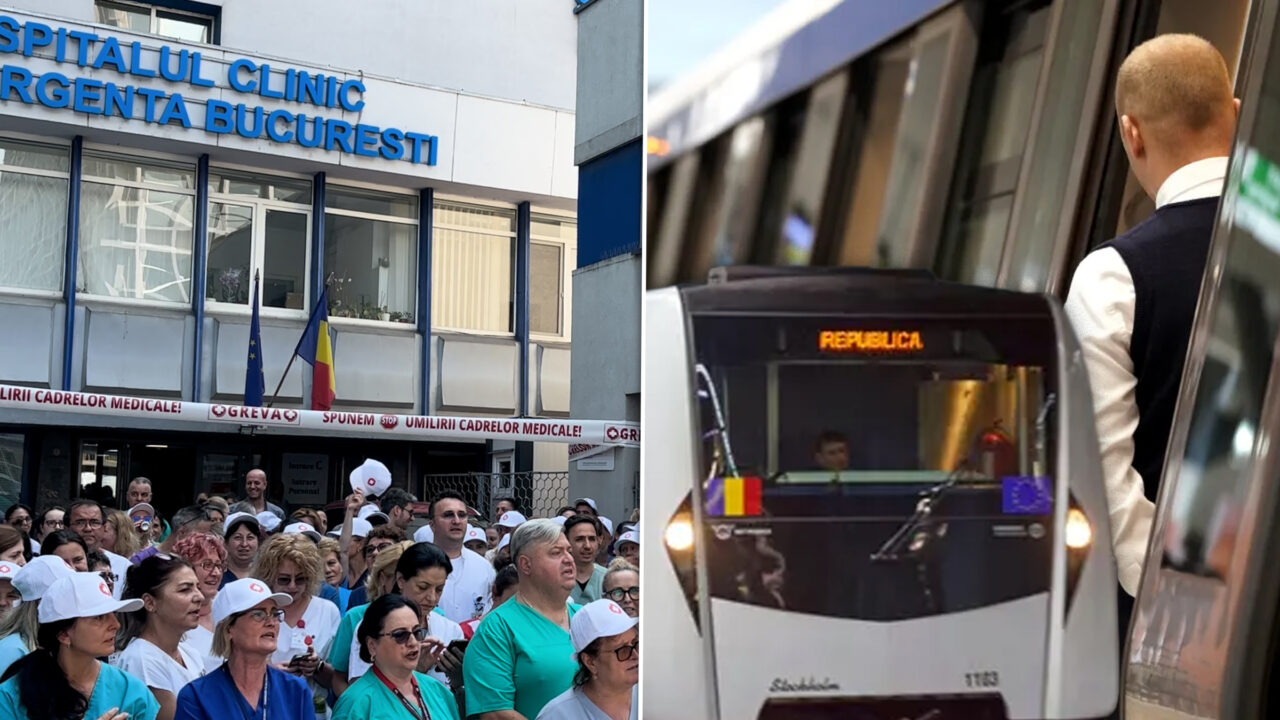 Sindicaliștii de la metrou amenință cu grevă generală: „Nu putem fi sclavii Europei. Legea salarizării nu poate fi acceptată”