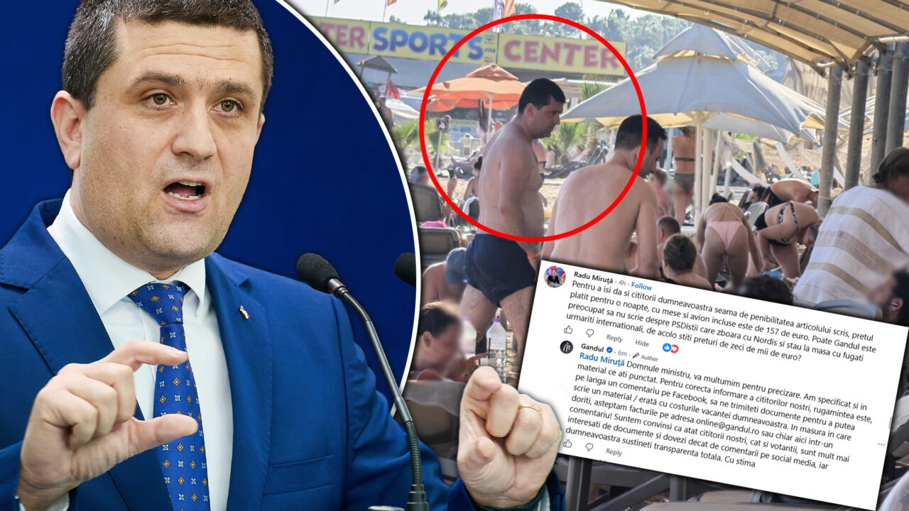 De pe plajă, Miruță polemizează cu Gândul. După ce am publicat poze cu el pe litoralul turcesc, ministrul demis susține că a plătit mai puțin pe cazare decât tarifele de pe site-urile de profil
