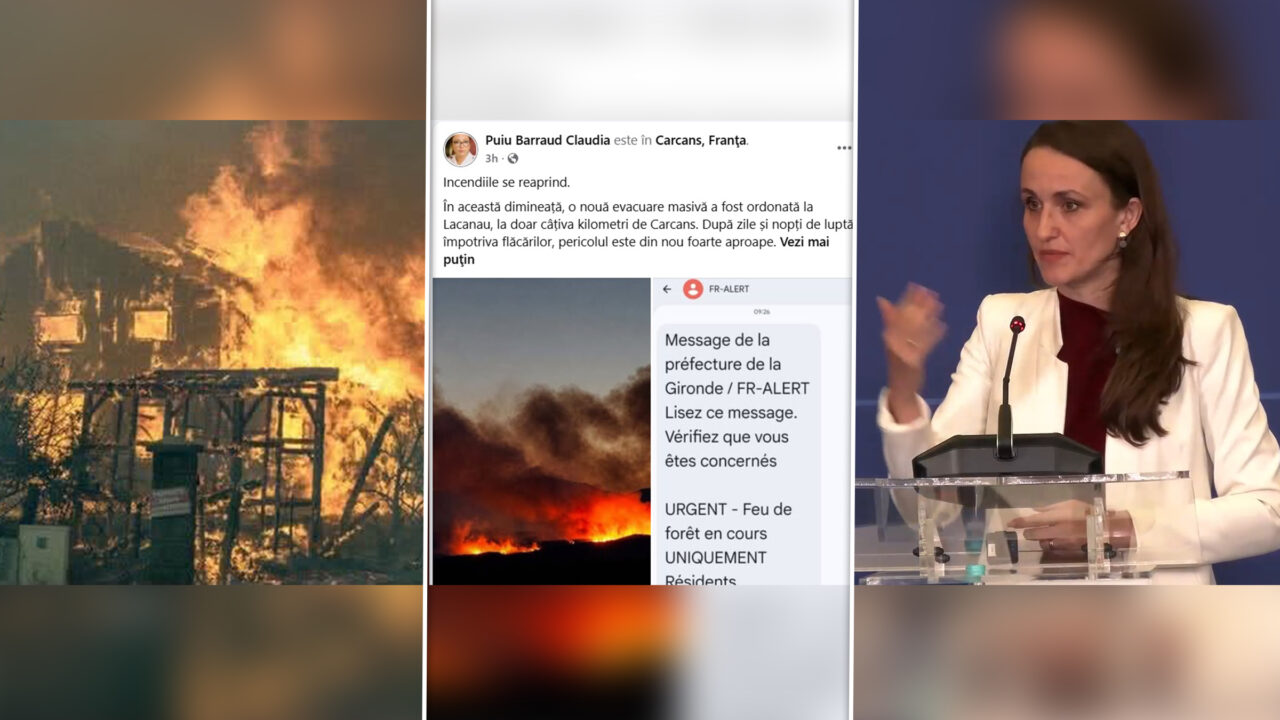 30.000 de români abandonaţi de autorităţile române printre incendiile din Franţa. Acuză că singurul consul de care pot da este vorbitor de franceză. Oana Ţoiu se ceartă cu Gândul și spune că românii pot suna la un număr de telefon