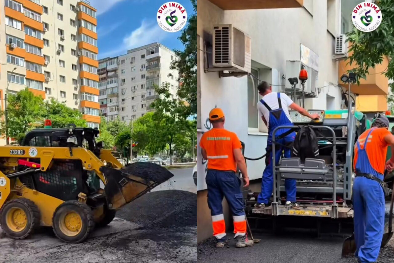 (P) Infrastructură Sector 5. Echipele Infrastructură S5 și Amenajare Edilitară S5 au desfășurat lucrări de modernizare pe Calea Rahovei