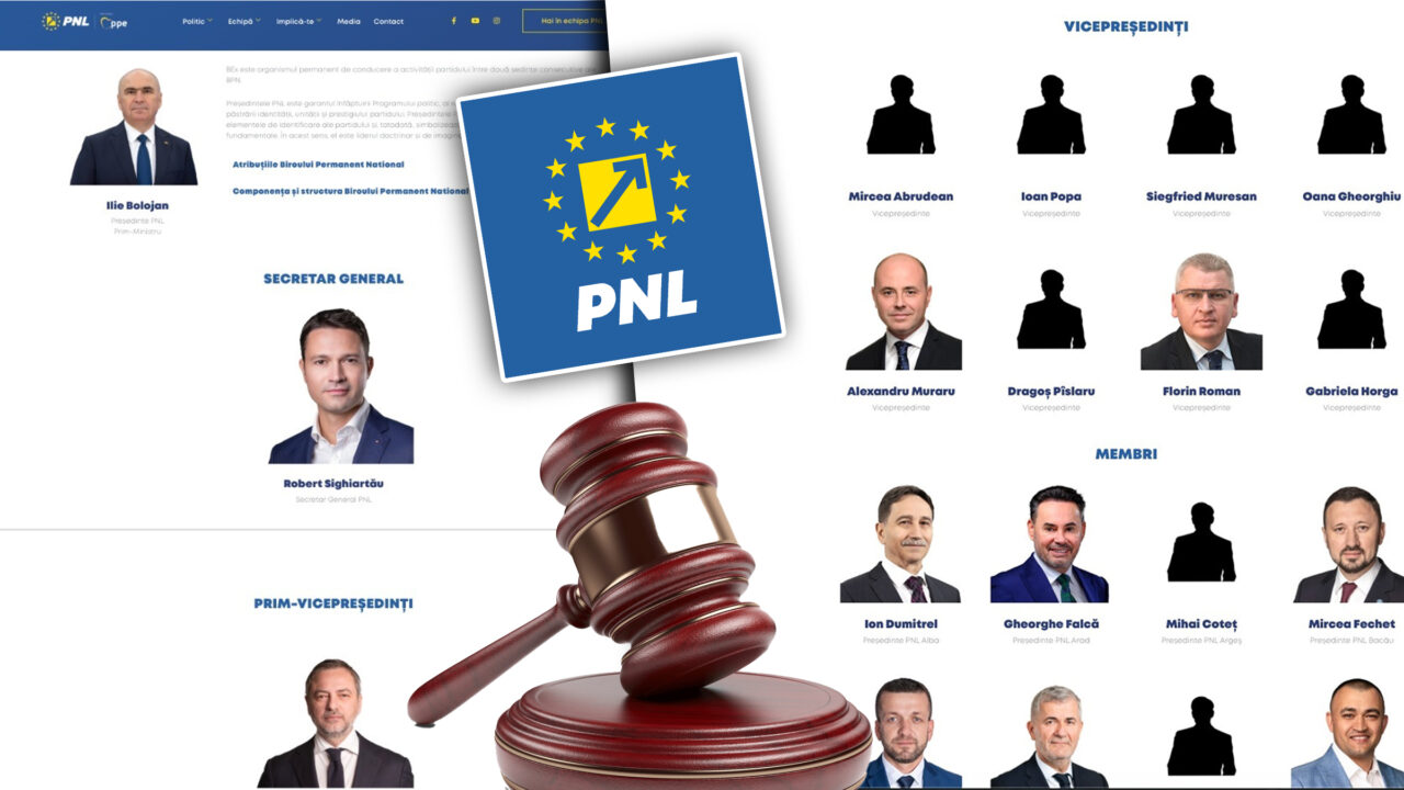 La site-ul PNL nu au ajuns deciziile din Justiție care desființează Congresul Bolojan. Conducerea rămâne înlocuită cu noua garnitură din gruparea Bolojan