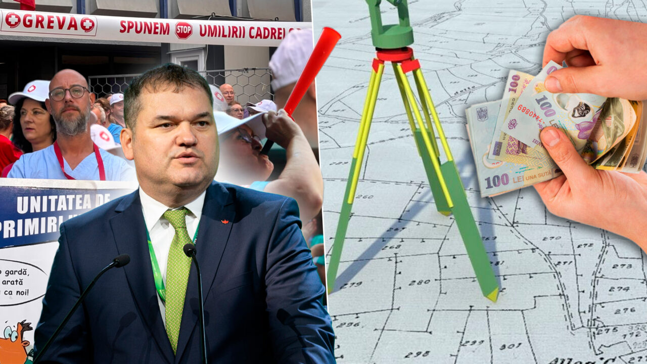 În ziua în care sistemul sanitar intra în grevă generală, se majorau pe ascuns salariile celor din Ministerul Dezvoltării, cu atribuții pe urbanism