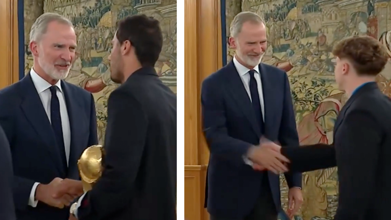 Campionii mondiali, întâmpinați de regele Felipe al Spaniei. Motivul pentru care prințesele au purtat tricourile naționalei de fotbal cu numărul 26