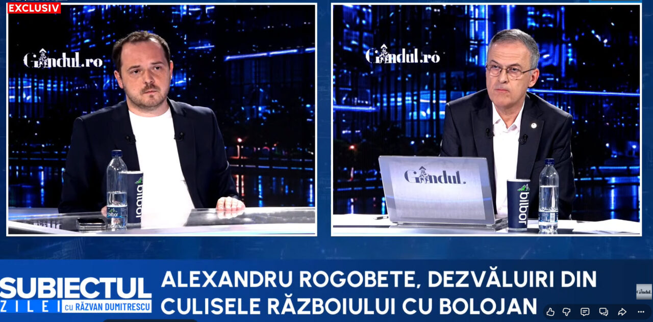 Alexandru Rogobete atacă USR în emisiunea „Subiectul Zilei”: „USR e Uniunea Scufundați România, care se plimbă cu trotineta”