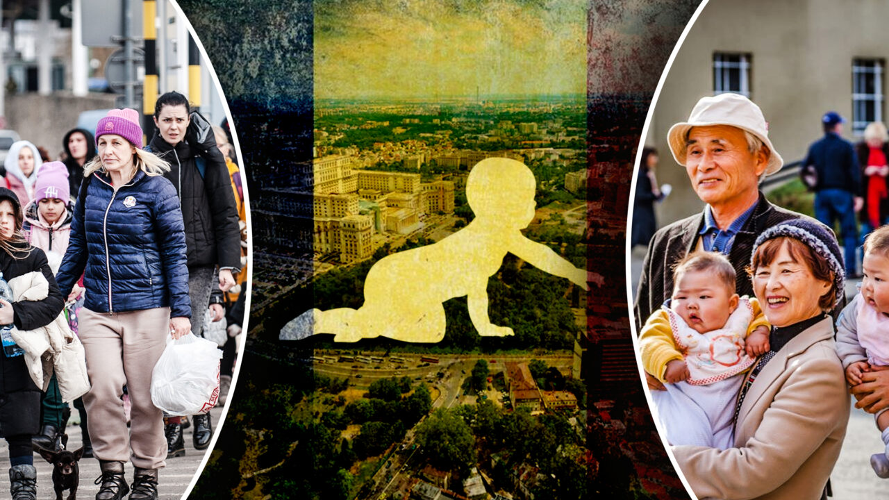 România își crește populația cu imigranți ucraineni și angajați veniți din Asia. Se nasc mai puțini români în fiecare an